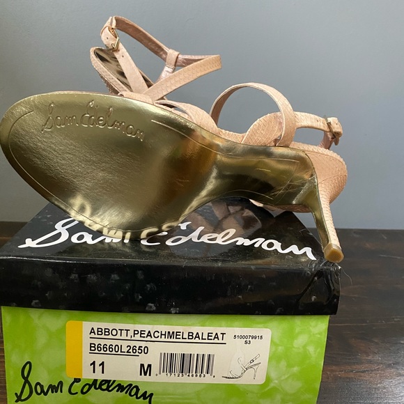 Sam Edelman Peach high heeled sandals - Picture 2 of 3